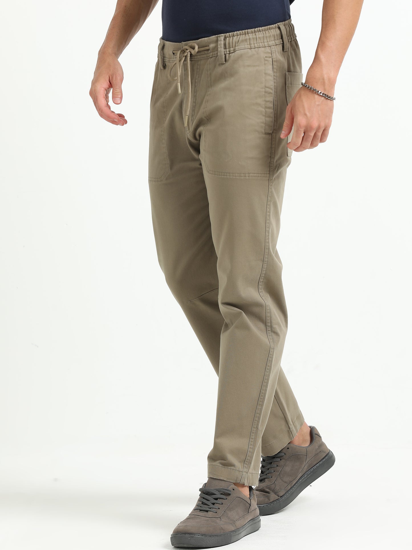 D-Grey Baggy Trousers