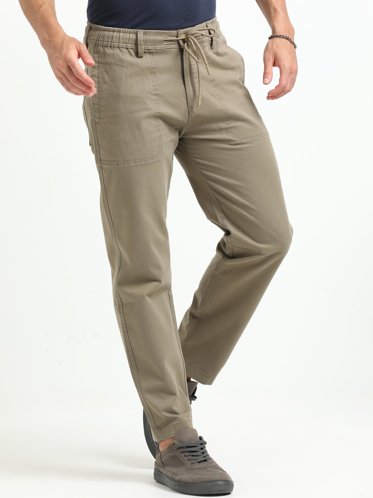 D-Grey Baggy Trousers