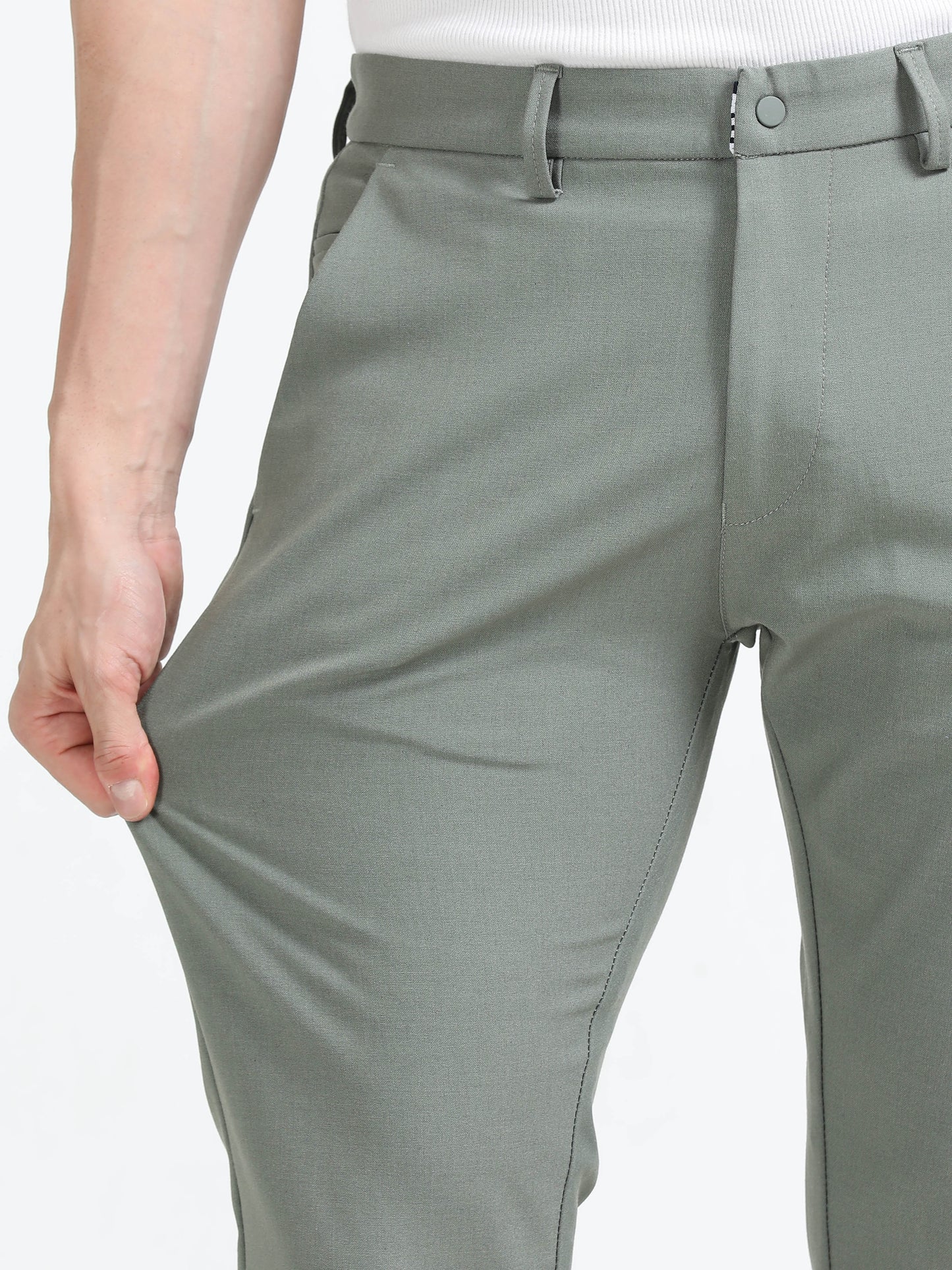 L Grey Traveller Pant