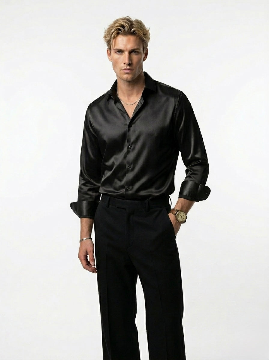 Hi-Gloss Satin - Black