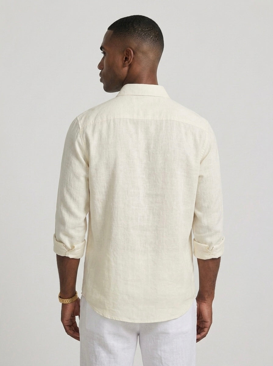 Pure Linen F/S - Cream