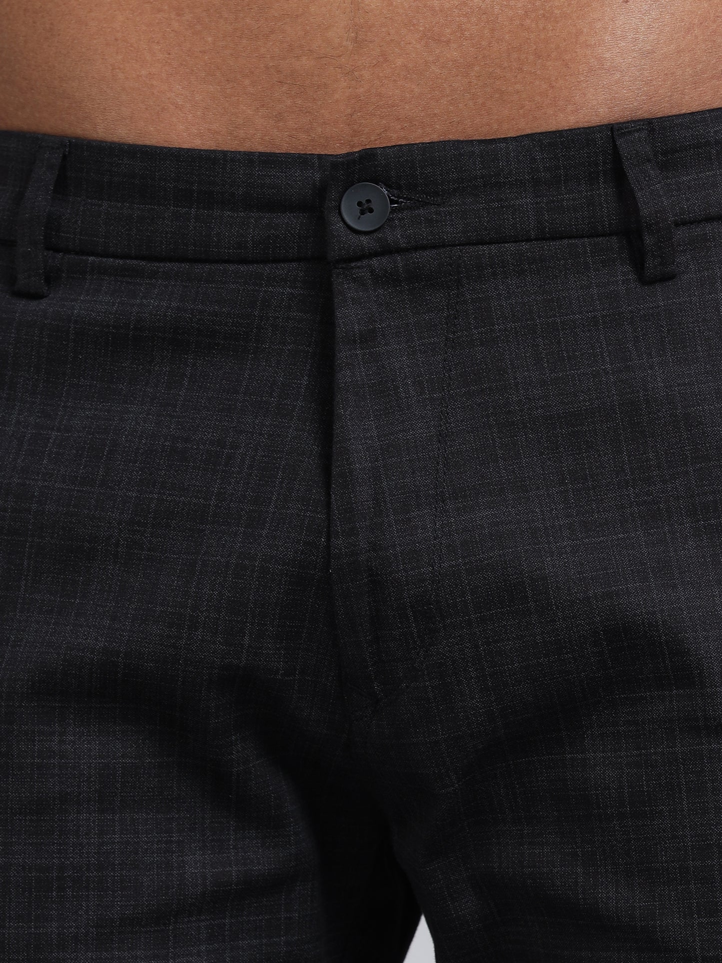 Designer Detailing Charcoal Trouser