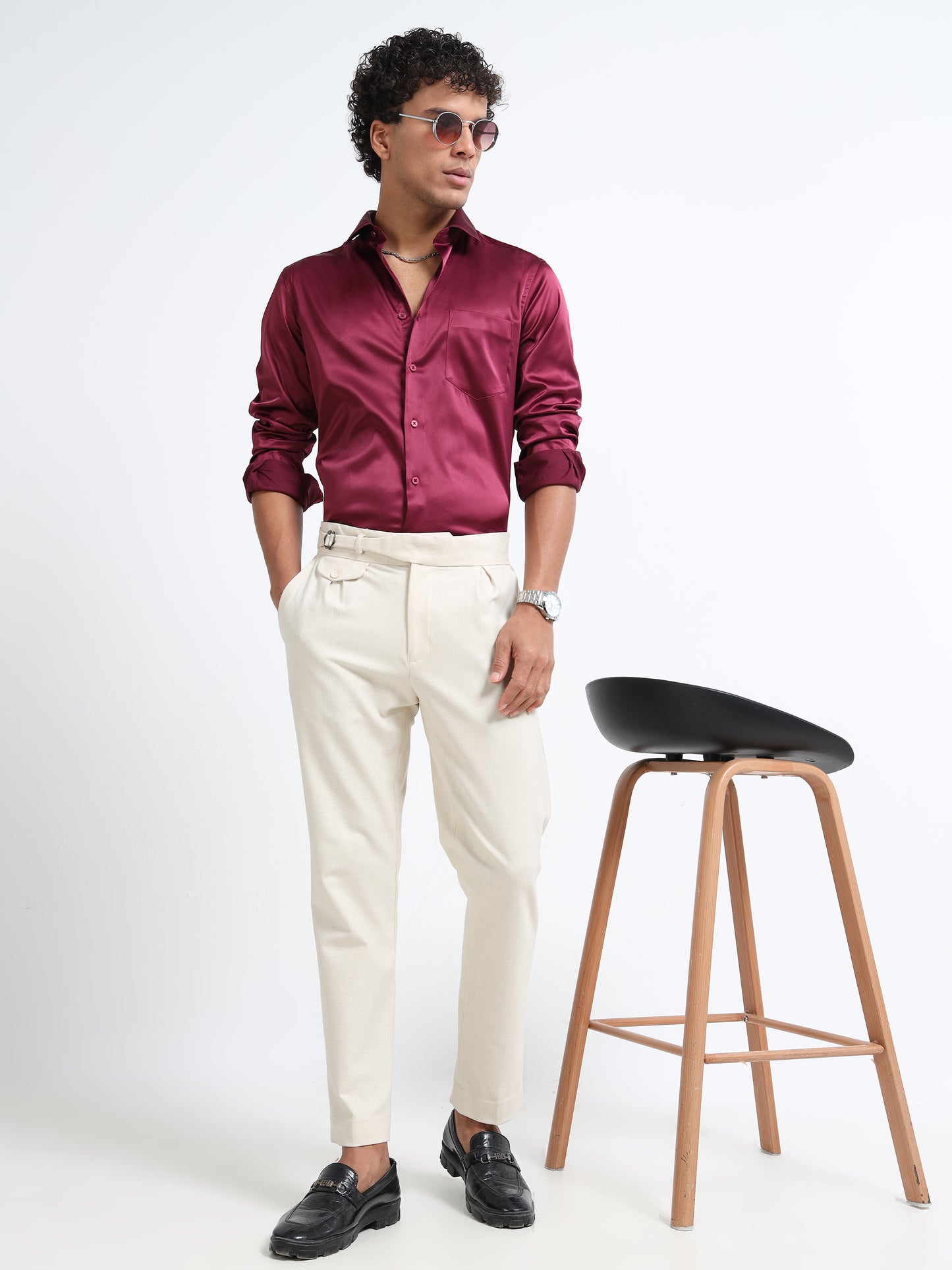 Hi-Gloss Satin - Maroon