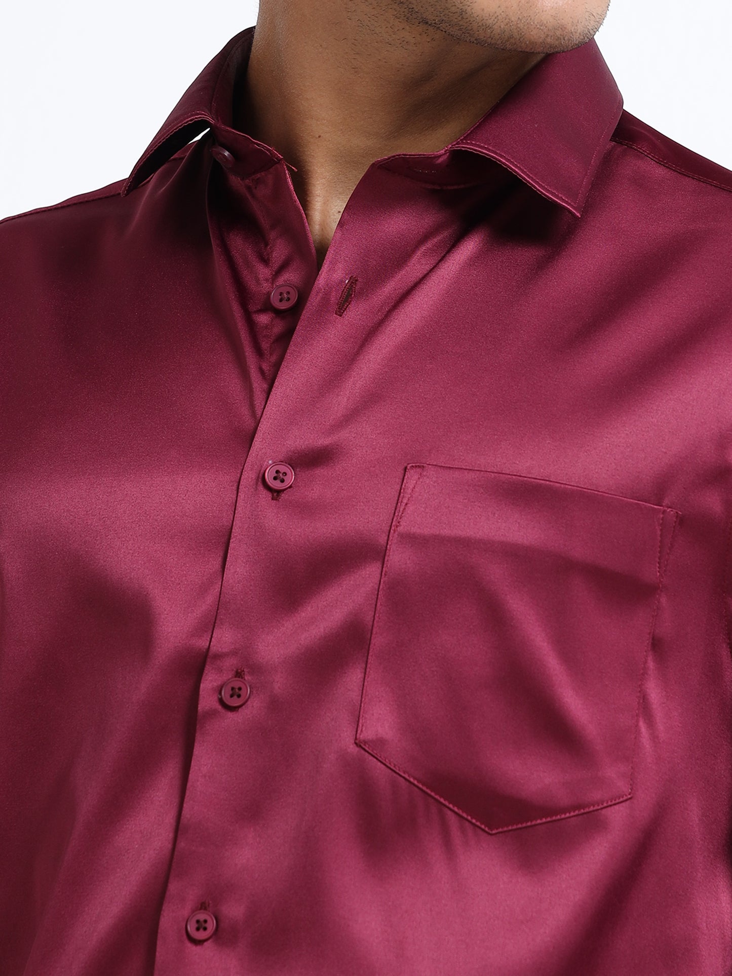 Hi-Gloss Satin - Maroon