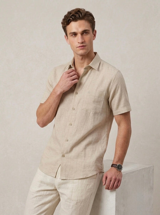 Pure Linen H/S - Natural