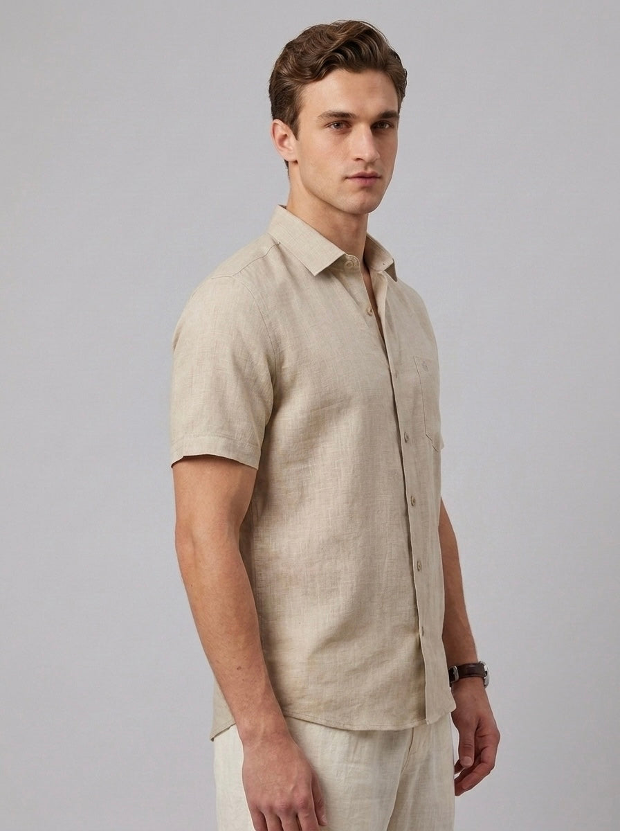 Pure Linen H/S - Natural