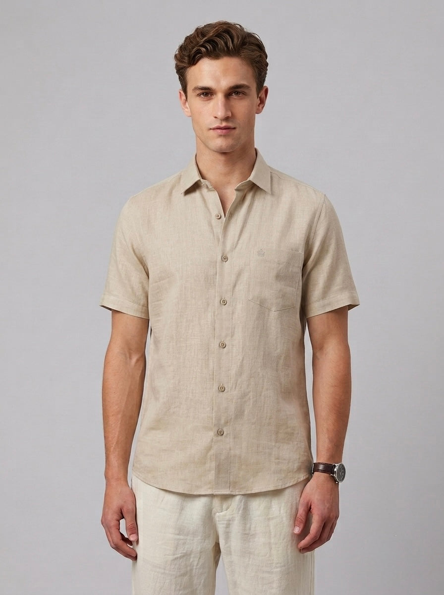 Pure Linen H/S - Natural