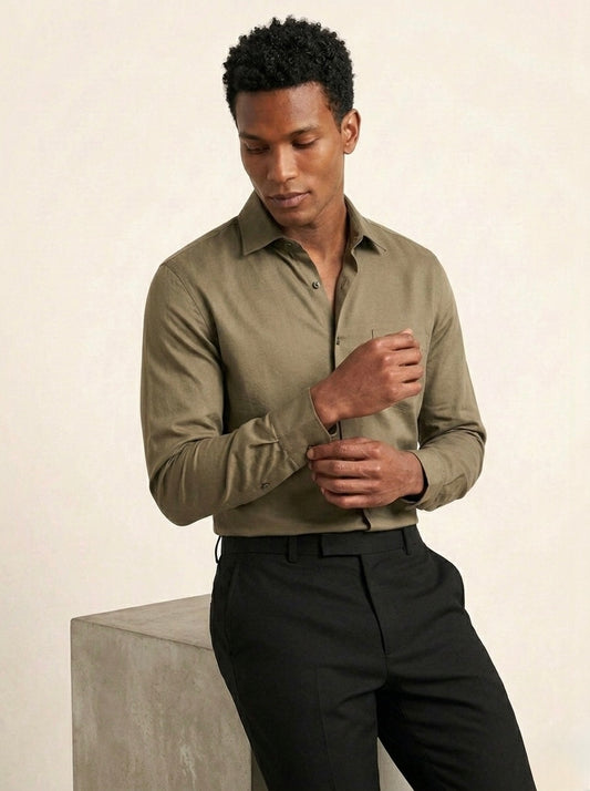 Bamboo Silk - Olive Green