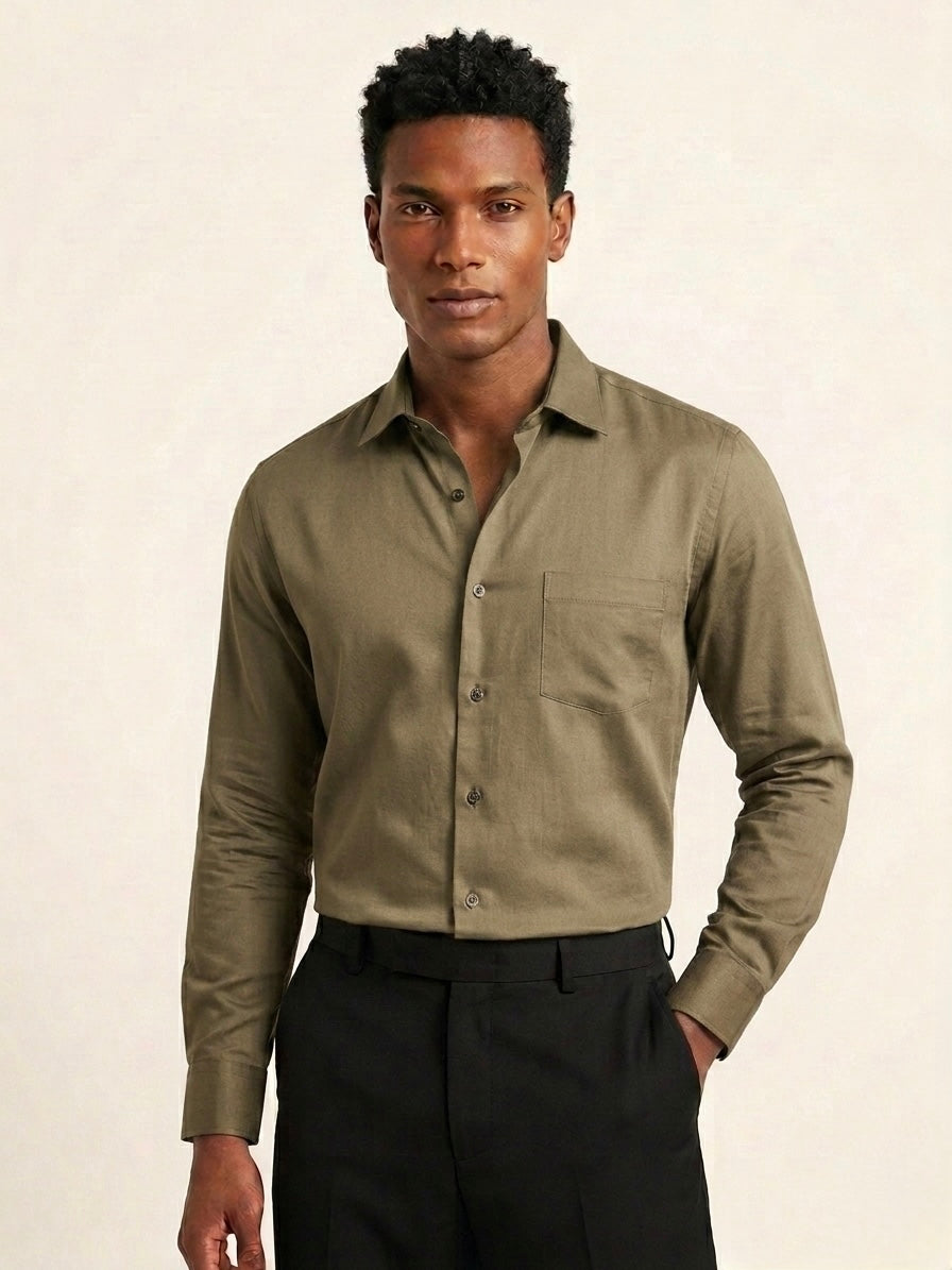 Bamboo Silk - Olive Green