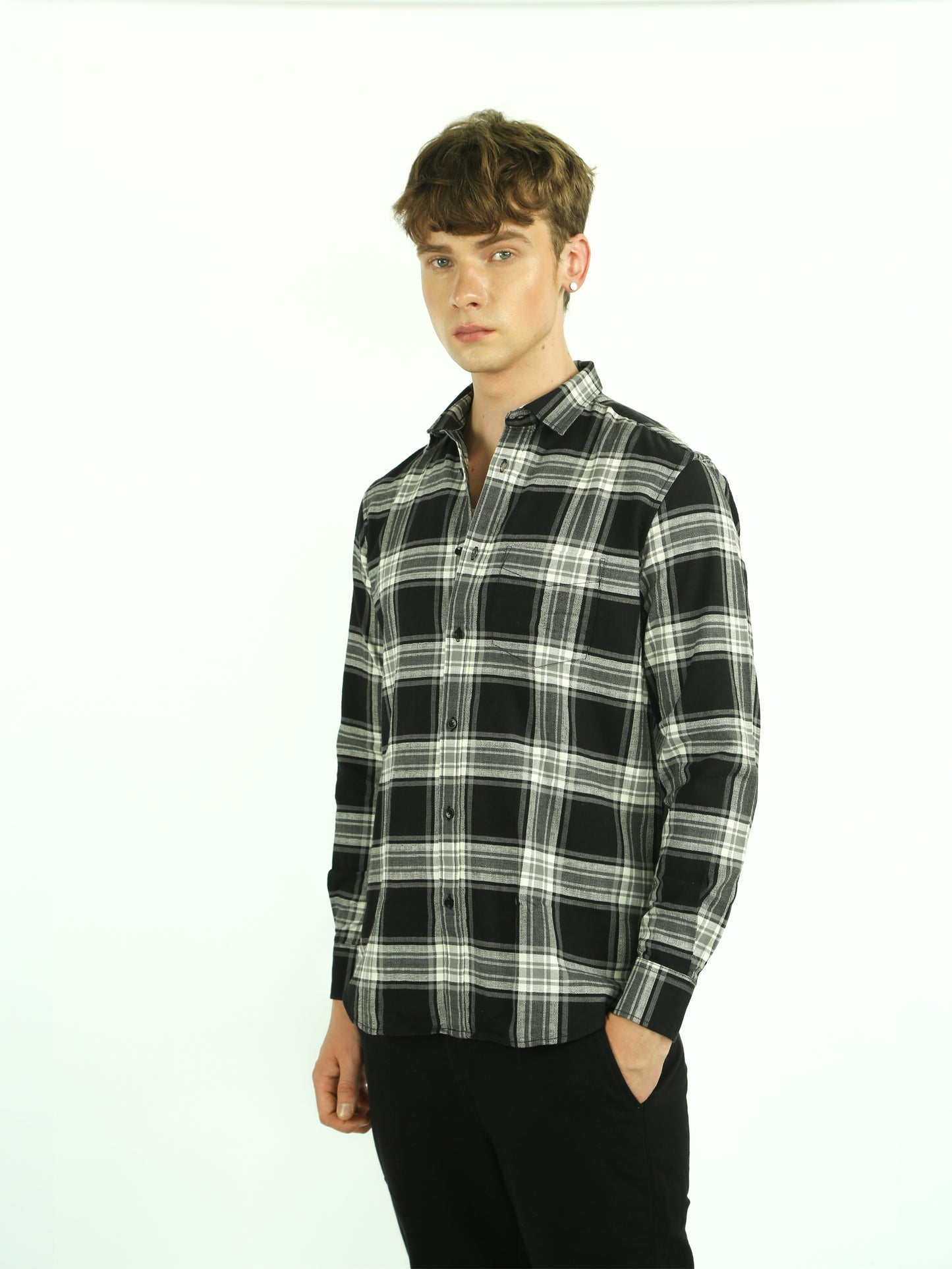 Black Flannel Shirt