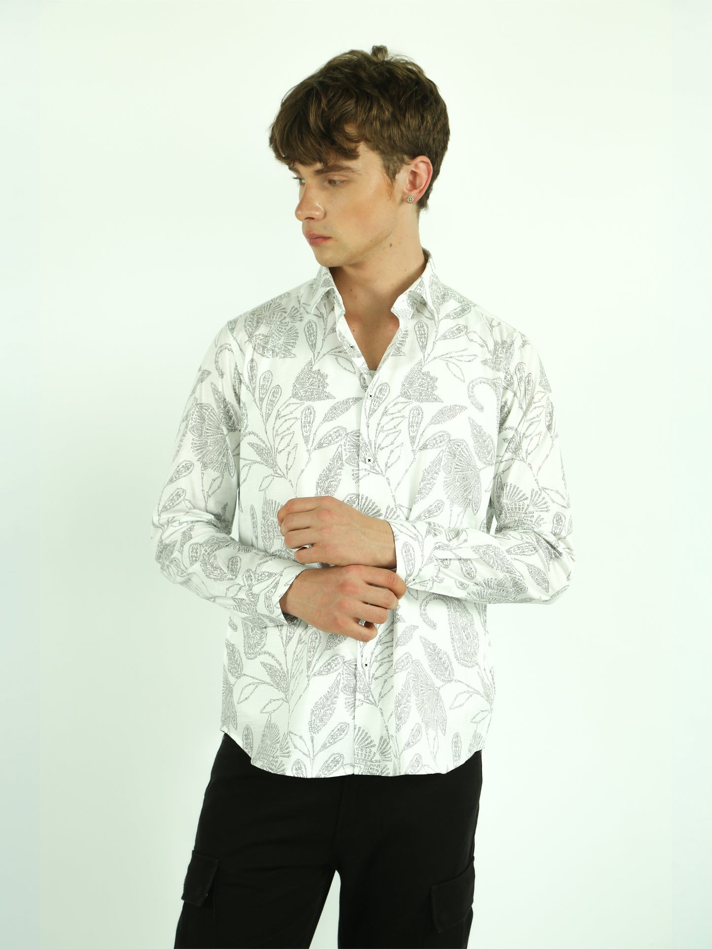 Printed Opaque Casual Shirt