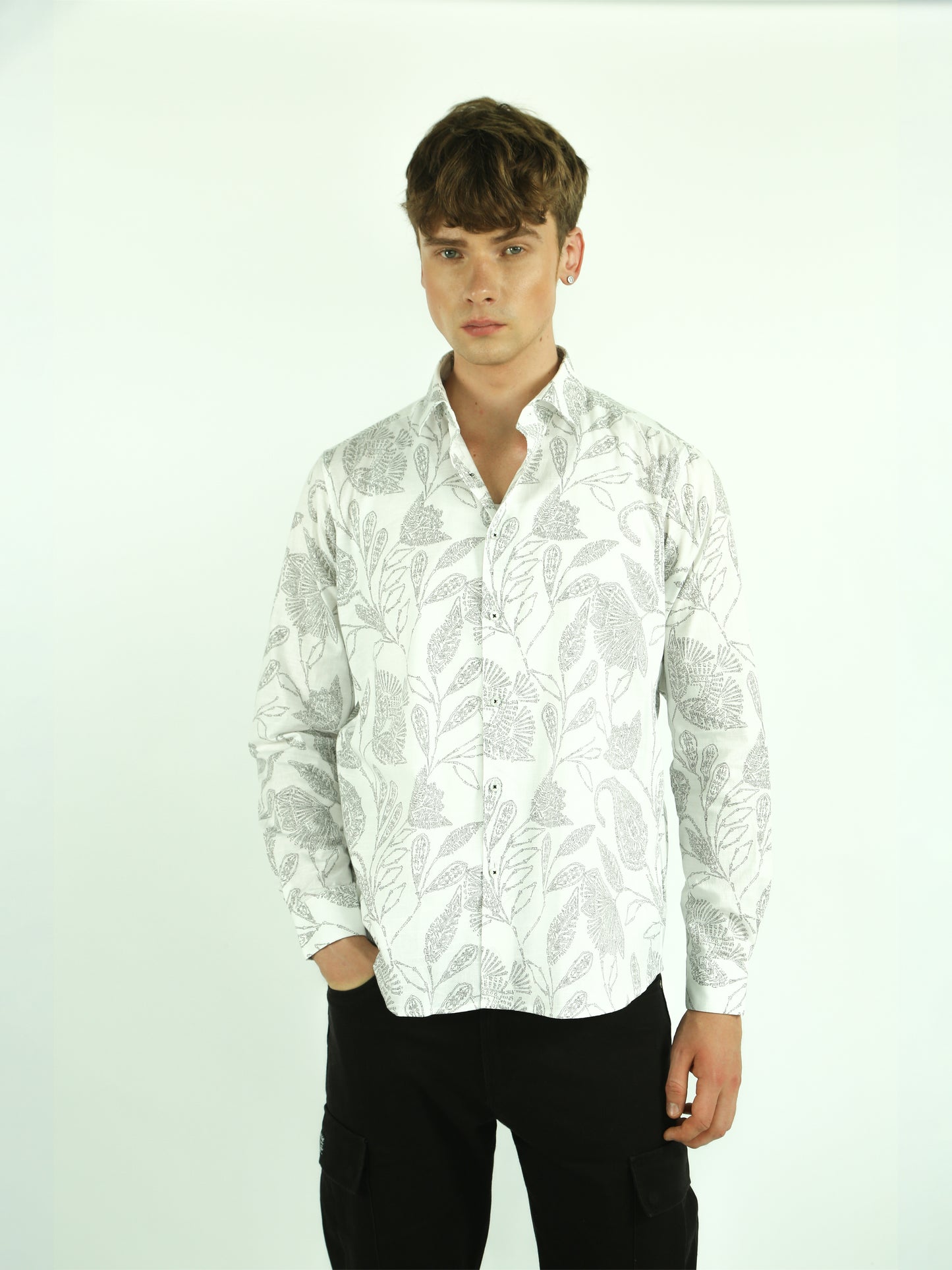 Printed Opaque Casual Shirt