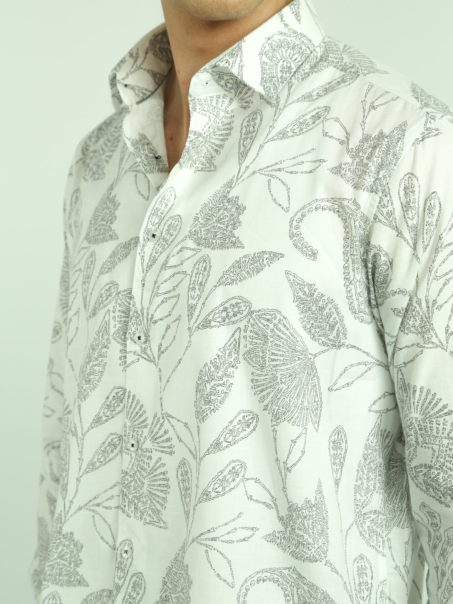 Printed Opaque Casual Shirt
