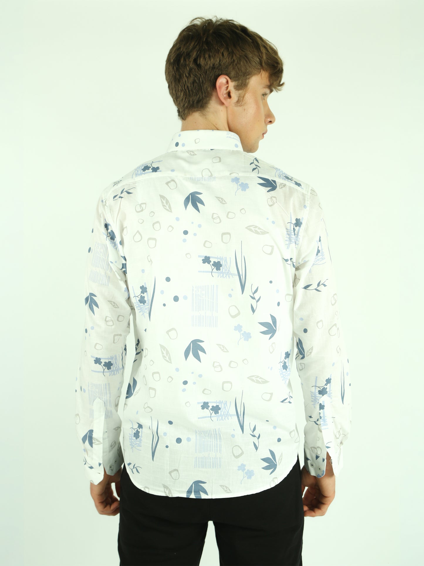 Regular Fit Printed Cotton Shirt