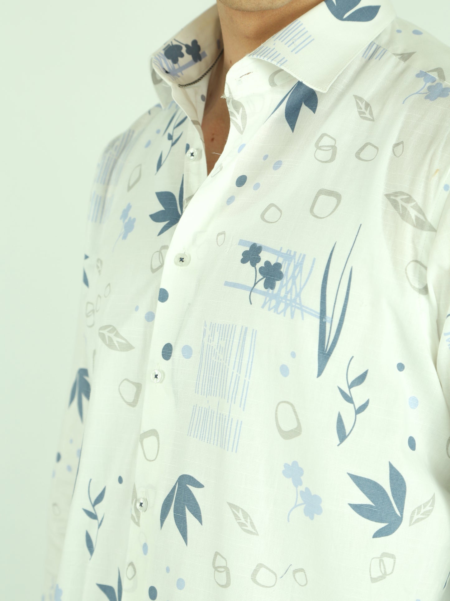 Regular Fit Printed Cotton Shirt