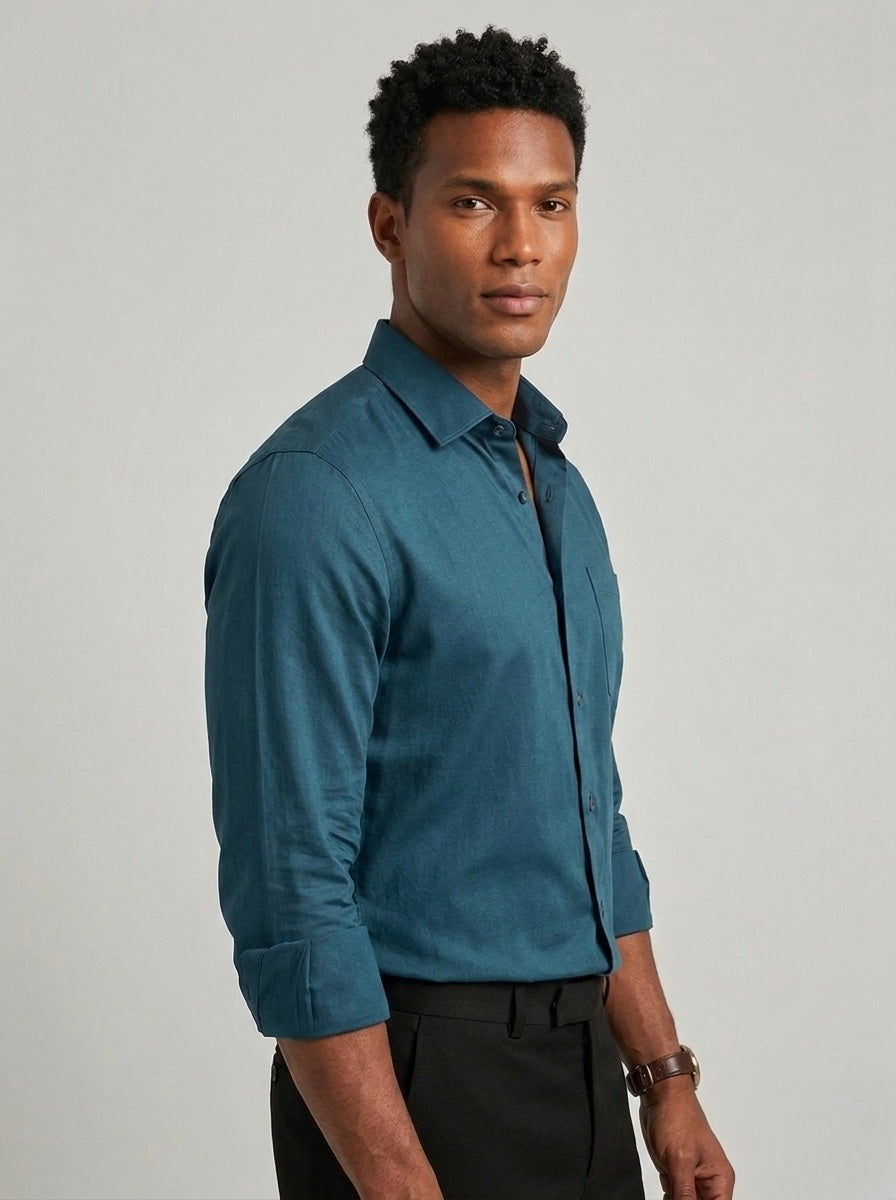 Bamboo Silk - Teal Blue