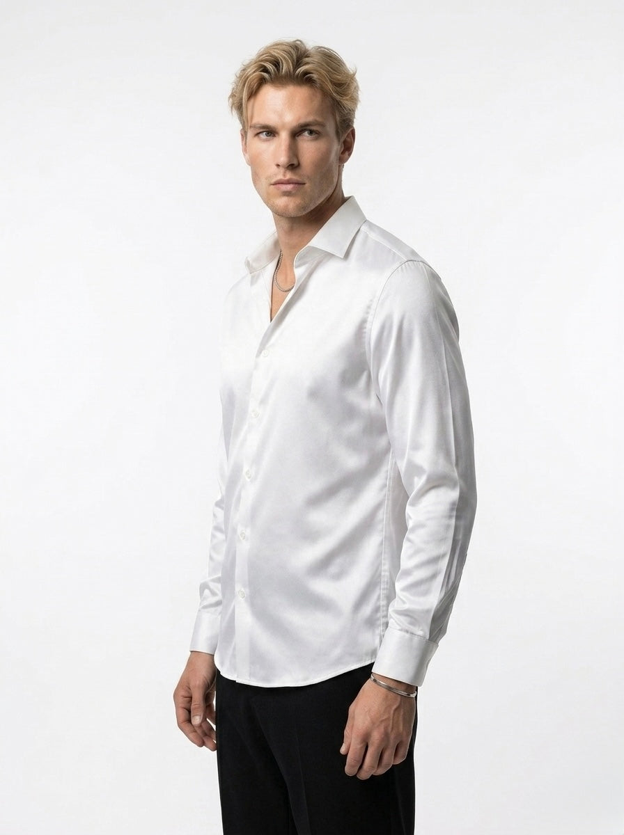 Hi-Gloss Satin - White