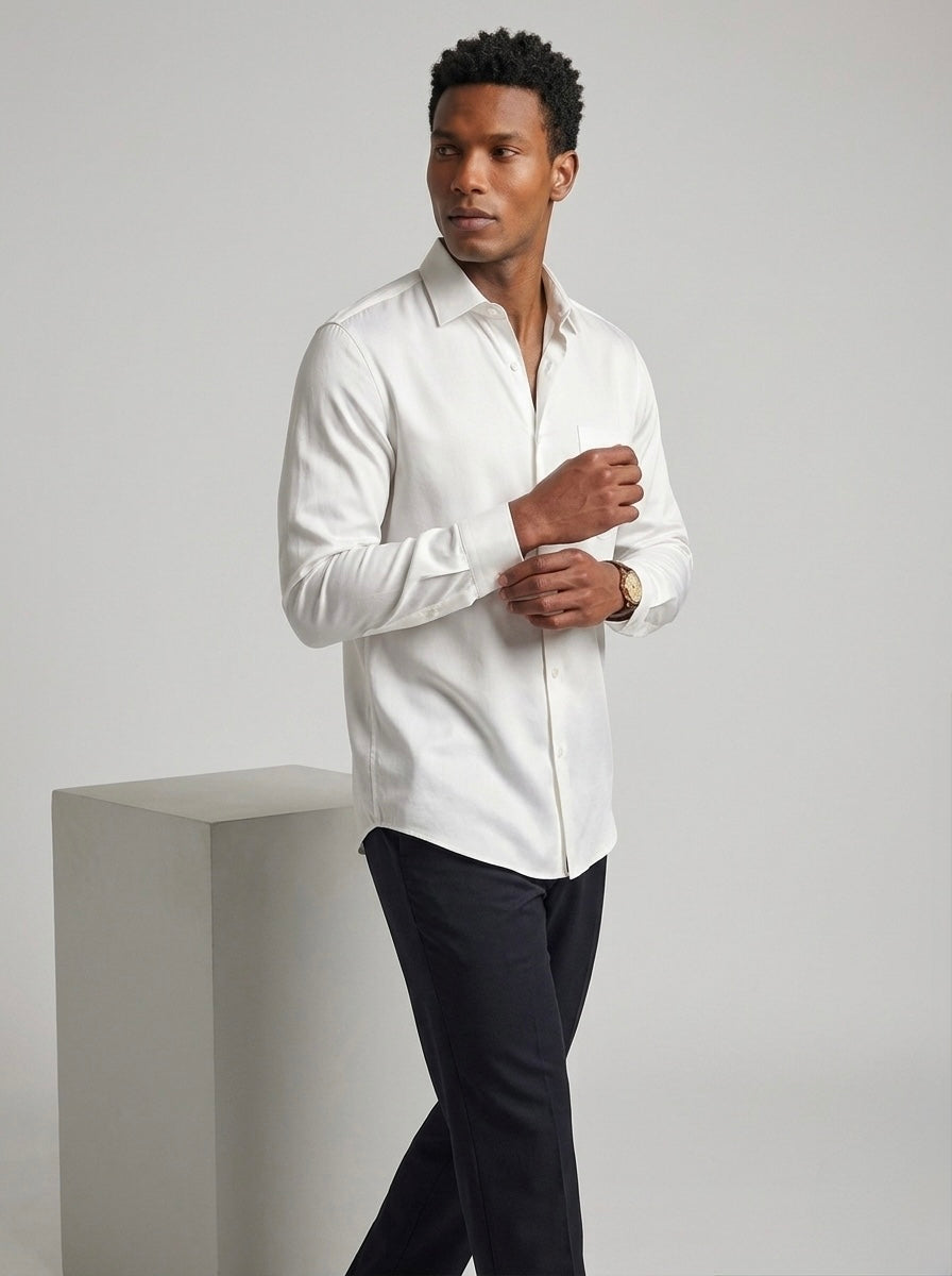 Bamboo Silk - White