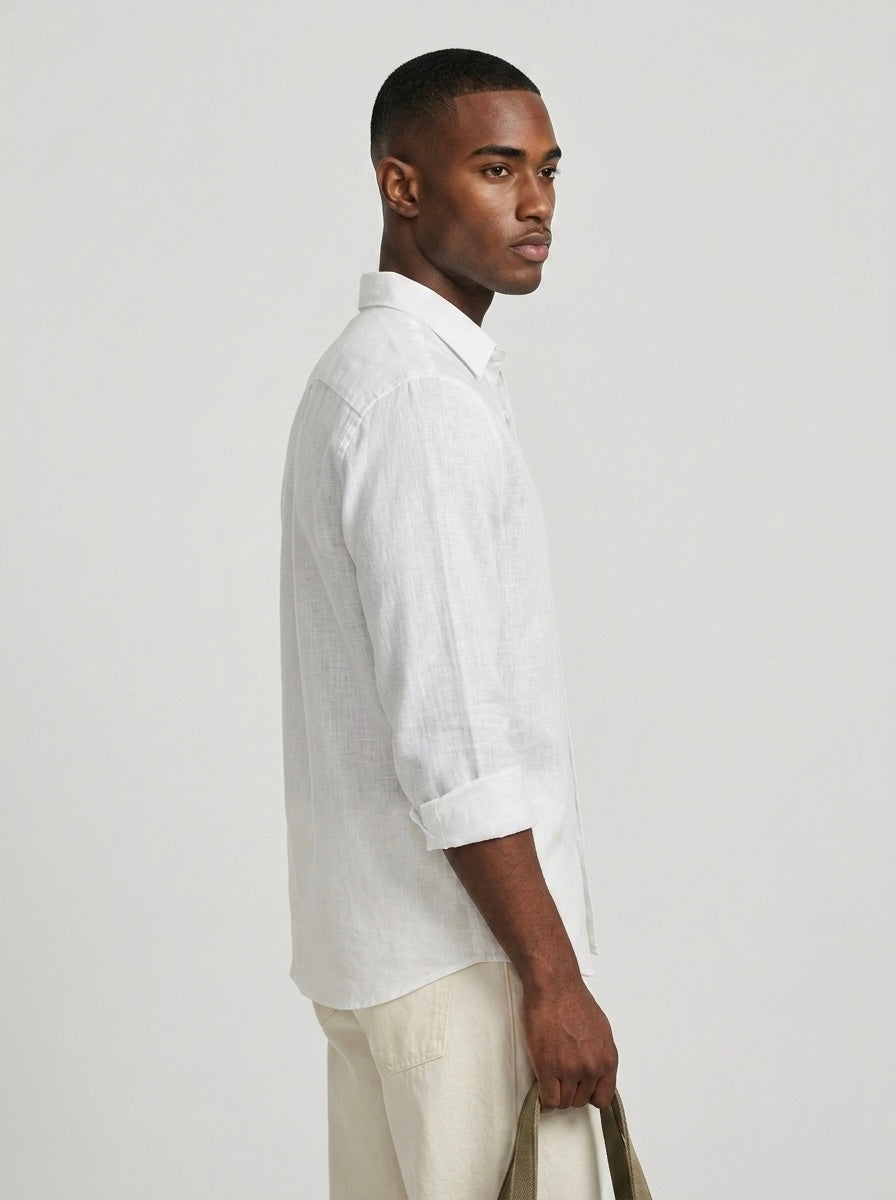 Pure Linen F/S - White