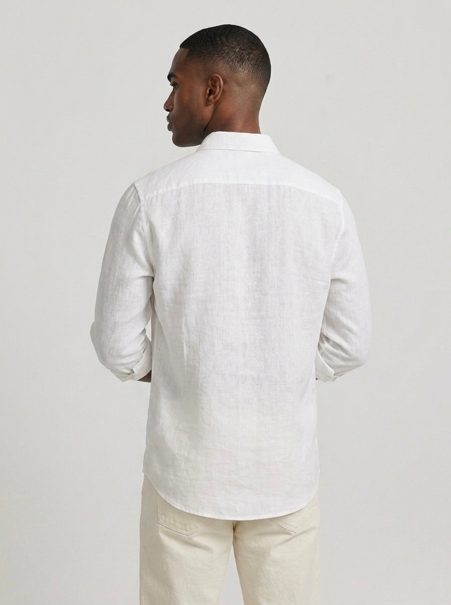 Pure Linen F/S - White